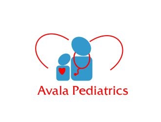 Avala Pediatrics  logo design by ElonStark