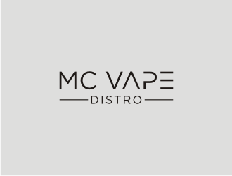 MC VAPE DISTRO logo design by mbamboex