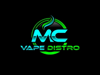 MC VAPE DISTRO logo design by uttam