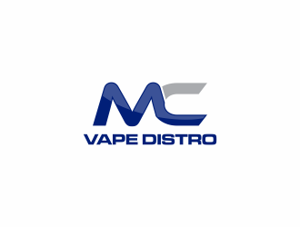 MC VAPE DISTRO logo design by haidar