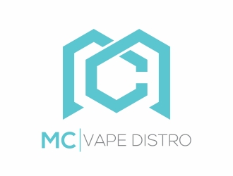 MC VAPE DISTRO logo design by rokenrol