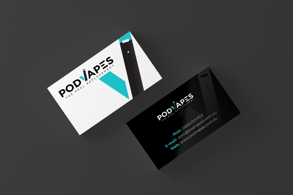 PODVAPES.COM.AU logo design by FloVal