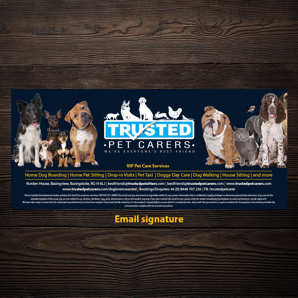 Trusted Pet Carers logo design by Manolo