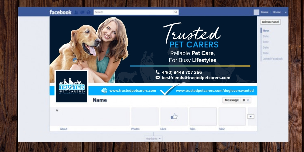 Trusted Pet Carers logo design by amar_mboiss