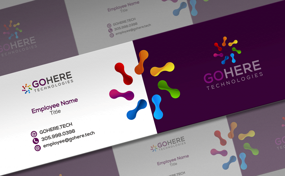 GOHERE Technologies logo design by megalogos
