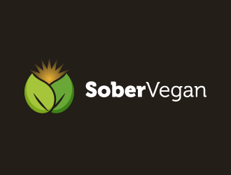 Sober Vegan / Sober Vegans logo design by pencilhand