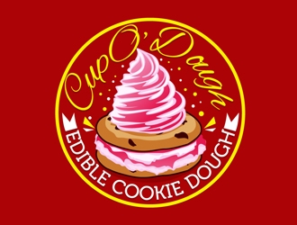 Cup O Dough logo design by DreamLogoDesign