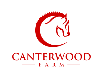 Canterwood Farm logo design by AisRafa
