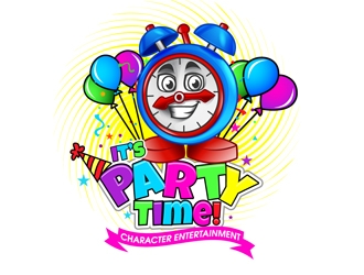 It’s Party Time logo design by DreamLogoDesign