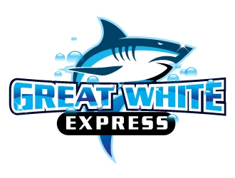 GREAT WHITE EXPRESS  logo design by logoguy