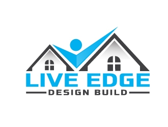 Live Edge Design Build logo design by jenyl