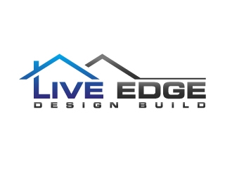 Live Edge Design Build logo design by labo