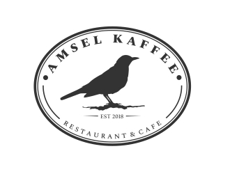 Amsel Kaffee logo design by Cekot_Art