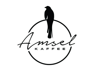 Amsel Kaffee logo design by Eliben