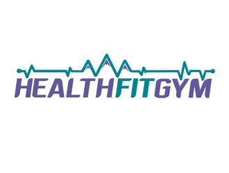 HealthFit Gym  logo design by megalogos