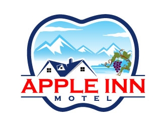 Apple Inn Motel logo design by daywalker