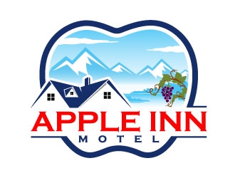 Apple Inn Motel logo design by daywalker