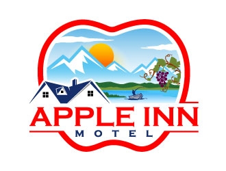 Apple Inn Motel logo design by daywalker