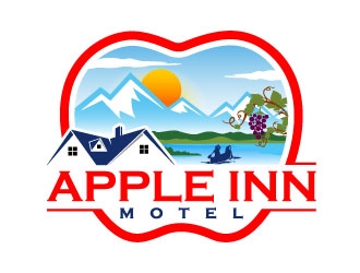 Apple Inn Motel logo design by daywalker