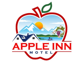 Apple Inn Motel logo design by daywalker
