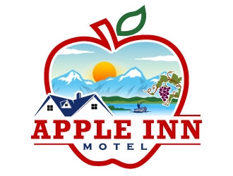 Apple Inn Motel logo design by daywalker