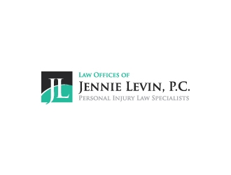 Law Offices of Jennie Levin, P.C.    Personal Injury Specialists logo design by sndezzo