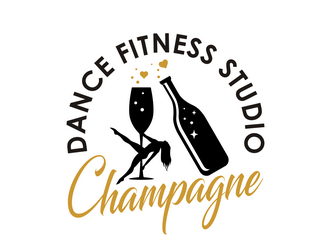 Champagne Dance Fitness Studio logo design by haze