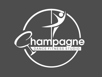 Champagne Dance Fitness Studio logo design by totoy07