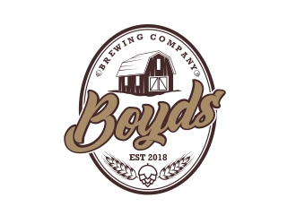 Boyds Brewing Company logo design by Cekot_Art