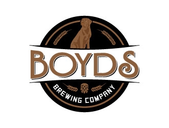 Boyds Brewing Company logo design by daywalker