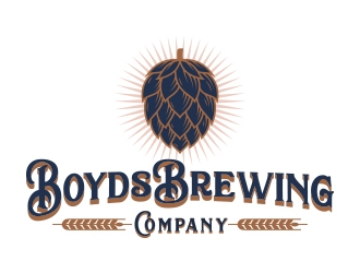 Boyds Brewing Company logo design by fawadyk