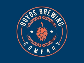 Boyds Brewing Company logo design by fawadyk