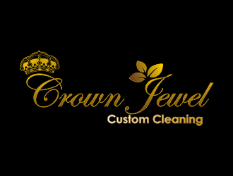 Crown Jewel Custom Cleaning logo design by Greenlight