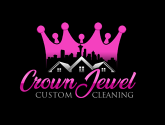 Crown Jewel Custom Cleaning logo design by kunejo