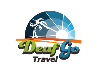 Deaf Go Travel logo design by YONK