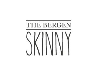 The Bergen Skinny logo design by spiritz