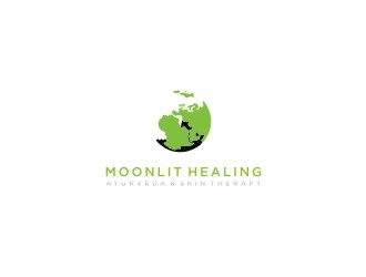 Moonlit Healing Ayurveda & Skin Therapy logo design by Franky.