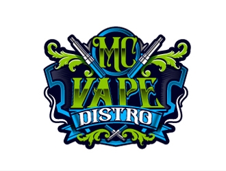 MC VAPE DISTRO logo design by Kanenas