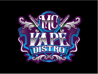 MC VAPE DISTRO logo design by Kanenas