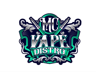 MC VAPE DISTRO logo design by Kanenas