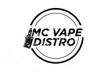 MC VAPE DISTRO logo design by Erasedink