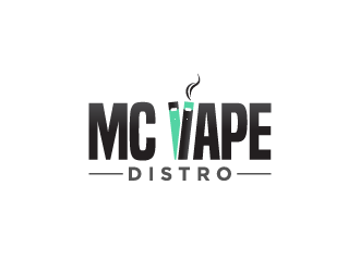 MC VAPE DISTRO logo design by fillintheblack