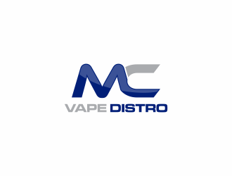 MC VAPE DISTRO logo design by haidar