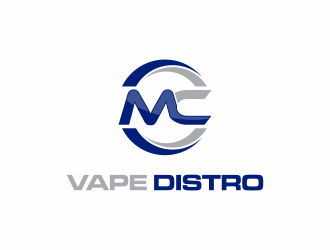 MC VAPE DISTRO logo design by haidar