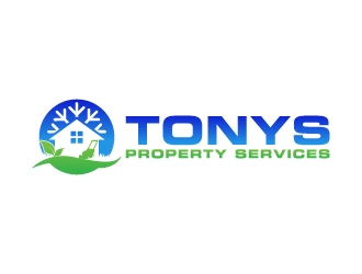 Tonys property services logo design by abss