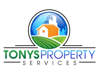 Tonys property services logo design by nexgen
