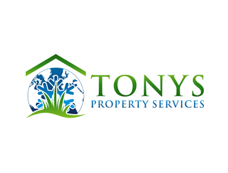 Tonys property services logo design by bomie