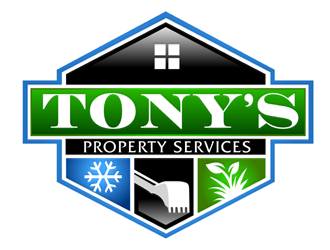 Tonys property services logo design by megalogos