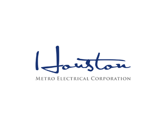 Houston Metro Electrical Corporation  logo design by johana
