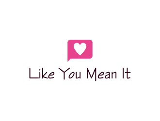 Like You Mean It logo design by salis17